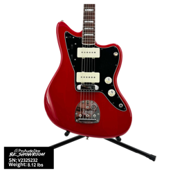 USED FENDER AMERICAN VINTAGE II 1966 JAZZMASTER - DAKOTA RED W/OHSC