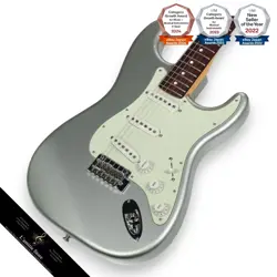FENDER FSR COLLECTION HYBRID II STRATOCASTER ROSEWOOD INCA SILVER USED