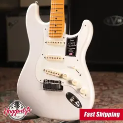 FENDER AMERICAN ULTRA LUXE '50S STRATOCASTER ELECTRIC GUITAR - WHITE BLONDE WITH