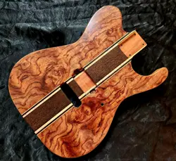 LUTHIER SAN DIMAS CA VIBE T-ROD GUITAR BODY _ FITS FENDER/WARMOTH NECKS