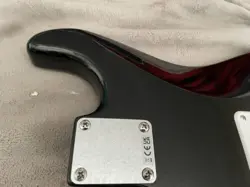 SQUIER BY FENDER STRATOCASTER STRAT GUITAR BODY BLACK   BRIDGE