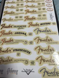 !VINTAGE HEADSTOCK STICKER