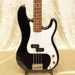 ELECTRIC BASS GUITAR USED FENDER JAPAN PB-STD BLACK 4 STRING 20 FRETS