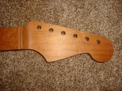 STRAT NECK  ROAST MAPLE BIRDSEYE MUSIKRAFT 21F  FENDER CUSTOM SHOP 66C BACK PRO