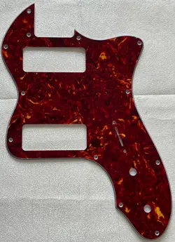 CUSTOM FOR FENDER TELECASTER '72 THINLINE P90 GUITAR PICKGUARD RED TORTOISE
