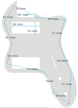 P90 GUITAR PICKGUARD