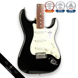 FENDER JAPAN TRADITIONAL 60S STRATOCASTER RW BLACK USED