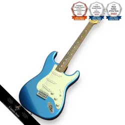 FENDER JAPAN LIMITED STRATOCASTER XII LAKE PLACID BLUE ELECTRIC GUITAR USED