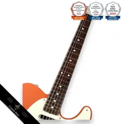 FENDER JAPAN TRADITIONAL 60S TELECASTER CUSTOM FIESTA RED ELECTRIC GUITAR USED