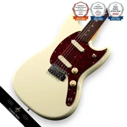 CHAR MUSTANG FENDER JAPAN OLYMPIC WHITE USED 3.28KG ELECTRIC GUITAR