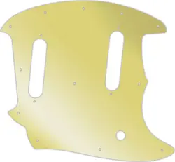 WD CUSTOM PICKGUARD FOR FENDER AMERICAN PERFORMER MUSTANG #10GD GOLD MIRROR