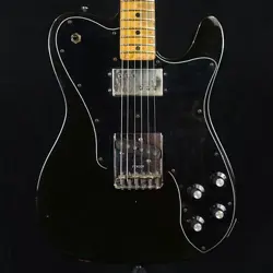 FENDER 1980 TELECASTER CUSTOM BLACK USED ELECTRIC GUITAR