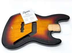 GENUINE FENDER SQUIER JAZZ J BASS BODY 3 TONE SUNBURST GUITAR AFFINITY 3TS