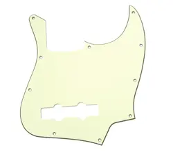 ALLPARTS 3-PLY MINT PICKGUARD FOR STANDARD FENDER JAZZ J BASS PG-0755-024