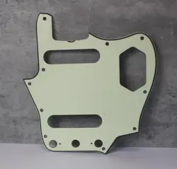 VINTAGE JAGUAR PICKGUARD W/ WIDE BEVEL FOR FENDER 62 MODEL - MINT IVORY