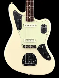 FENDER JAPAN FENDER FSR MADE IN JAPAN TRADITIONAL 60S JAGUAR VINTAGE WHITE W/GB