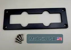 JAZZ BASS NECK PICKUP RING WITH HOLES AND MOUNTING HARDWARE