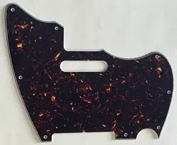BROWN TORTOISE PICKGUARD FOR FENDER WARMOTH MJT TELEMASTER JAZZCASTER GUITAR