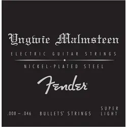 FENDER YNGWIE MALMSTEEN SIGNATURE ELECTRIC GUITAR STRINGS NPS SUPER LIGHT (8-46)
