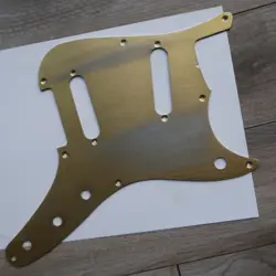 FENDER GOLD ANODIZED DUO SONIC PICKGUARD 1956 1959 8 HOLE USA 50'S RI 57 58