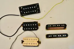 BOX LOT 6 PICKUPS DIMARZIO GUITAR FENDER J-BASS  TELE PLUS 2 MORE GUITAR