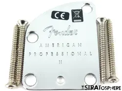 AMERICAN FENDER PROFESSIONAL II TELECASTER TELE CONTOUR, NECK PLATE, 4-BOLTS.
