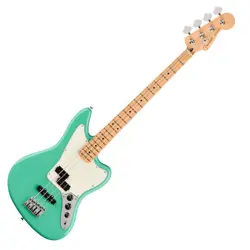 FENDER PLAYER JAGUAR BASS MAPLE FINGERBOARD SEA FOAM GREEN ELECTRIC BASS