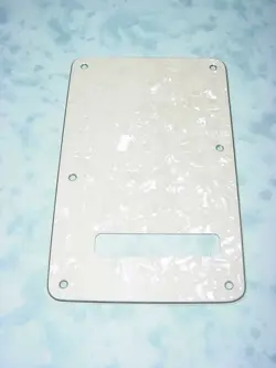 PEARLOID 3-PLY BACK PLATE TREMOLO COVER FOR FENDER STRATOCASTER STRAT /SS SCREWS