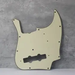 VINTAGE JAZZ BASS PICKGUARD FOR USA FENDER -  VINTAGE CREAM WIDE BEVEL 3 PLY