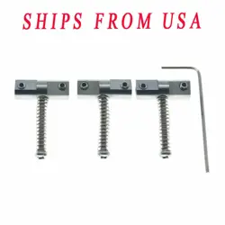 TITANIUM ALLOY COMPENSATED BRIDGE SADDLES FOR VINTAGE FENDER TELECASTER