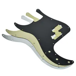 13 HOLE QUALITY ALUMINIUM ANODIZED BASS PICKGUARD FOR FENDER PRECISION P BASS