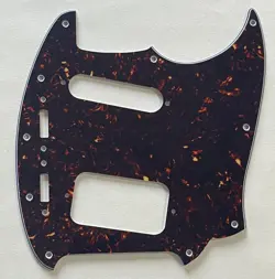 4 PLY BROWN TORTOISE PICKGUARD FIT FENDER KURT COBAIN JAG-STANG GUITAR PARTS