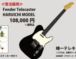LIMITED EDITION FENDER JAPAN TELECASTER HARUICHI SHINDO SAFE DELIVERY FROM JAPAN