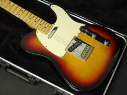FENDER AMERICAN STANDARD TELECASTER USED ALDER BODY 3-COLOR SUNBURST W/HARD CASE