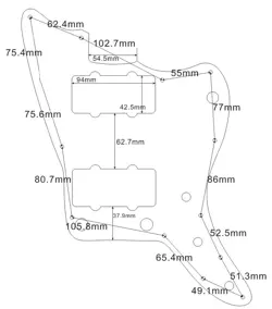 PICKGUARD GUITAR PARTS