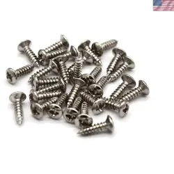 CORROSION-RESISTANT 100 COUNT GUITAR PICKGUARD SCREWS FOR DIY FENDER PROJECTS