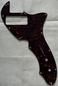 CUSTOM FOR FENDER TELECASTER THINLINE/TELE 69 P90 GUITAR PICKGUARD BROWN TORTOIS