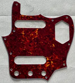 CUSTOM FOR FENDER JAPAN REISSUED JAGUAR STYLE GUITAR PICKGUARD RED TORTOISE