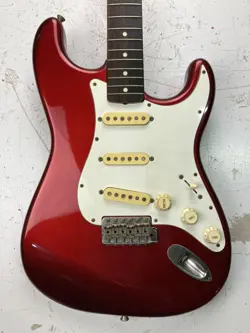 PROJECT 1991 FENDER JAPAN STD-62 STRATOCASTER ELECTRIC GUITAR (RED)