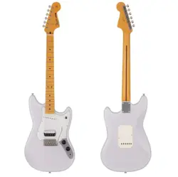 FENDER MADE IN JAPAN LIMITED CYCLONE WHITE BLONDE ELECTRIC GUITAR WITH GIG BAG