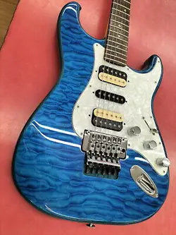 FENDER MICHIYA HARUHATA STRATOCASTER USED ASH BODY ROSEWOOD FINGERBOARD BLUE