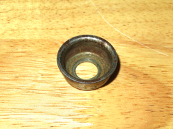 FENDER 1981 NICKEL TELECASTER JACK CUP PLATE