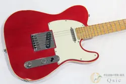 FENDERAMERICAN DELUXE TELECASTER ASH CRIMSON RED TRANSPARENT 2000 W/HARD CASE