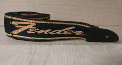 VINTAGE FENDER ADJUSTABLE GUITAR STRAP NOS DISPLAYED ONLY 80'S 90'S