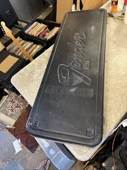 FENDER  1980S 1981PLASTIC MOLDED HARD SHELL CASE FITS LEAD I II III VINTAGE VGC