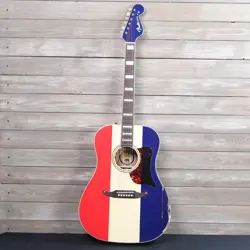 FENDER BUCK OWENS KINGMAN ACOUSTIC ELECTRIC GUITAR AS IS TOP DAMAGE