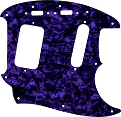 WD CUSTOM PICKGUARD FOR FENDER 1990'S JAG-STANG #28PR PURPLE PEARL