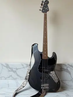 FENDER JAPAN AERODYNE JAZZ BASS DOLPHIN GREY ELECTRIC BASS GUITAR