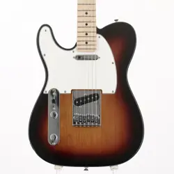 USED FENDER PLAYER TELECASTER LEFT-HANDED 3-COLOR SUNBURST MAPLE S/N MX21176508