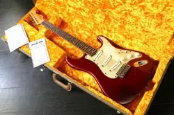 FENDER CUSTOM SHOP 1960 STRATOCASTER RELIC CANDY APPLE RED ELECTRIC GUITAR